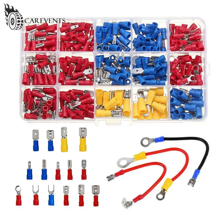 280Pcs Assorted Spade Terminals Insulated Cable Connector Electrical ...