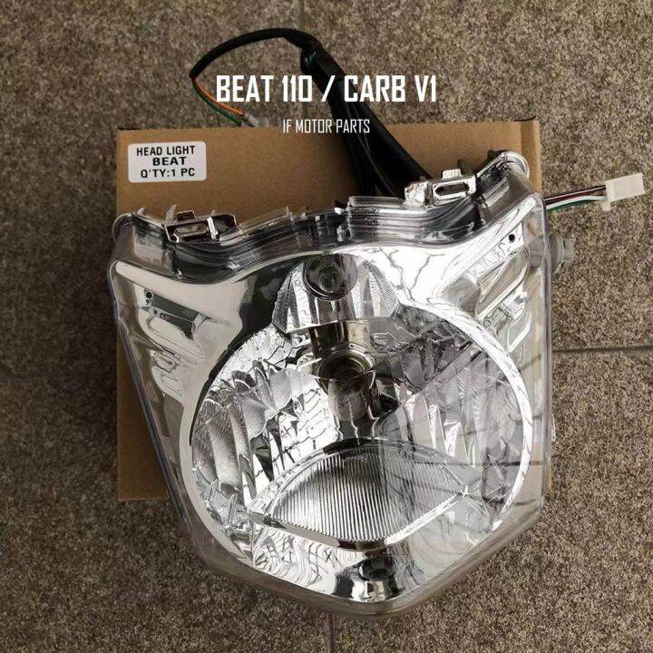[Headlight] Honda Headlight BEAT 110 CARB TYPE / ICON Assembly with