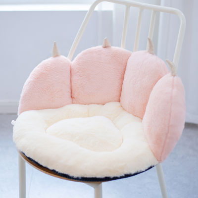 Cute Cat Paw Shaped Plush Cushion Baby Kids Floor Play Mat Cushion for Chair Cat Dog Bed Plush