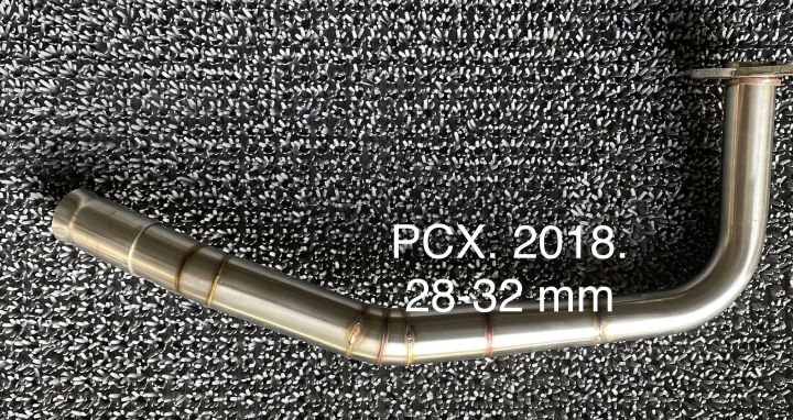 คอท่อ-pcx-2018-28-32mm-z-ราคาถูก-อะไหล่มอเตอร์ไซค์-อะไหล่แต่ง-อะไหล่สวยงาม