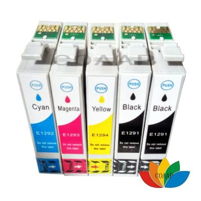 5 Compatible T1295 Ink cartridge for EPSON stylus SX235W SX425W SX420W SX438W SX525WD SX535WD Printer Ink Cartridges