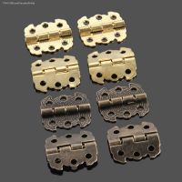 ☏☾ 4Pcs Vintage Wooden Box Small Hinge Cupboard Cabinet Door Cabinet Hinges Furniture Fittings Home Decor Bronze/Gold With Screws