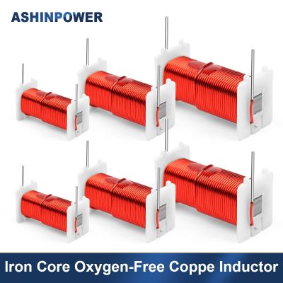 1Pcs Iron Core Oxygen-Free Coppe Inductor 1.0mm 0.2-8MH Sheet Cored Copper Coil Inductors DIY Frequency Divider Electrical Circuitry Parts
