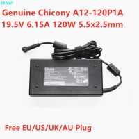 ของแท้19.5V 6.15A 120W Chicony อะแดปเตอร์แหล่งกระจายไฟ AC A120A007L A12-120P1A สำหรับ MSI GE60 GE72 GP60 GP70 Charger Laptop GS70