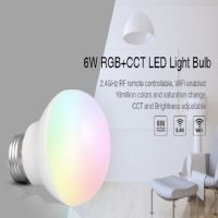 Mi Light AC85V-265V 6W RGB+CCT FUT014 E27 led bulb lamp smart mobile phone APP WIFI led light warm white Dimmable Lampada Light