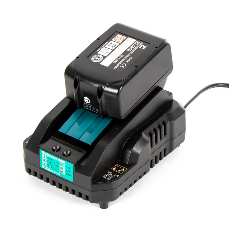 DC18RC  18V Li-Ion Battery Charger Real  Charging Current For  Makita Bl1830 Bl1430 Dc18Ra Power Tool Battery Eu Plug 