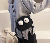 【ของเล่นตุ๊กตา】 Funny Big Eyes Toy Bag Tricky Womens Shoulders Bag Fashion Shopping Bag For Girls Soft Plush Toys 【hot】