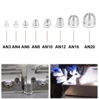 1PCS AN8 AN10 AN12 AN16ชาย Billet ตรงชายเชื่อมอะแดปเตอร์เชื่อม Bung อลูมิเนียม Nitrous ท่อ Fitting