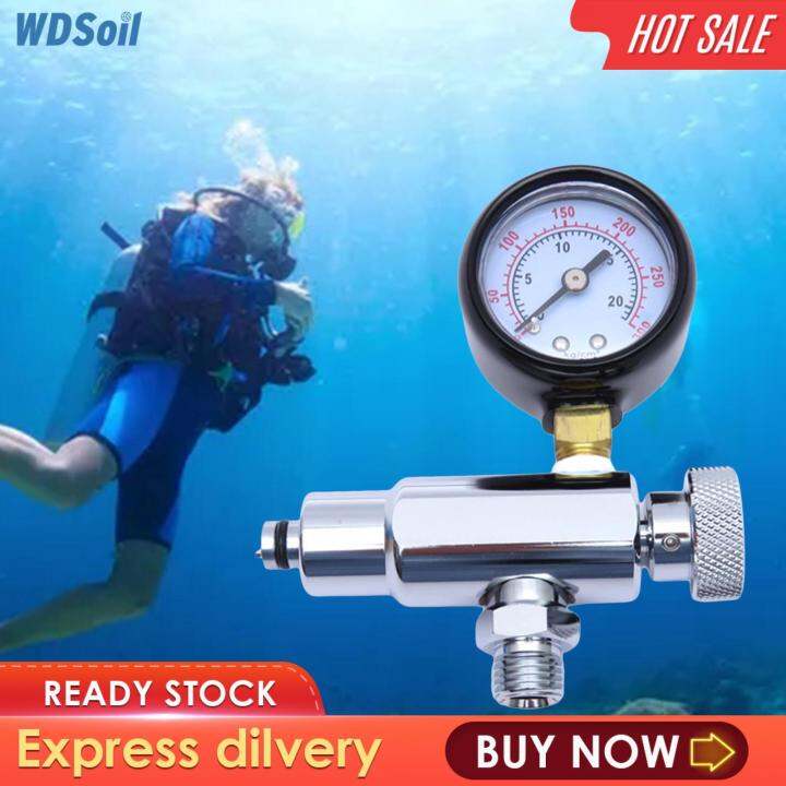 WDSoil Scuba Diving Regulator Adjustment Tool with Gauge ,Second Stage