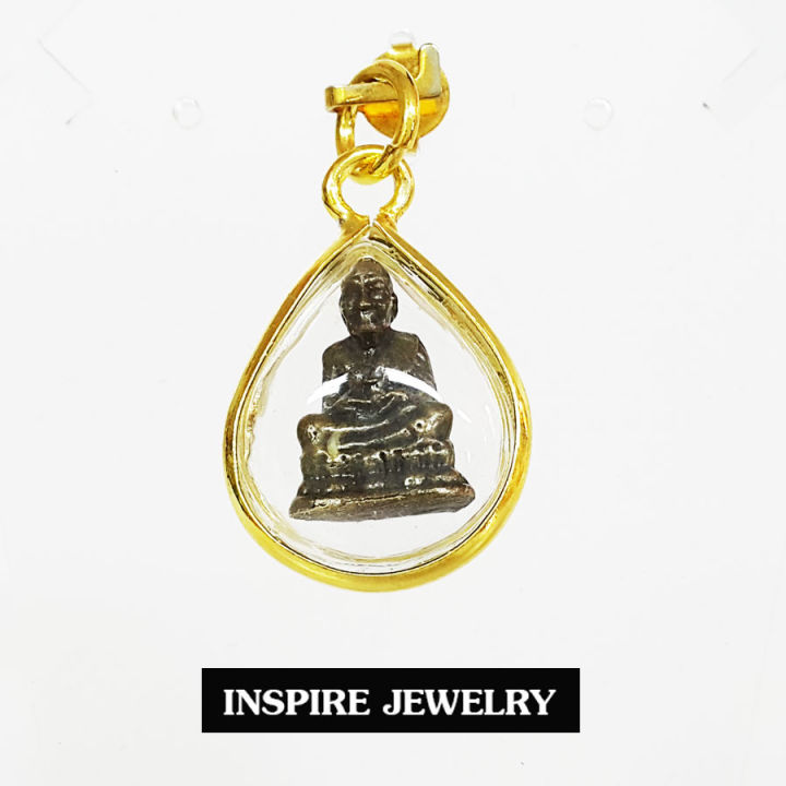 inspire-jewelry-สร้อยคอทองพร้อมจี้พญานาคสีทอง-น่ารัก-เสริมมงคล-แก้ชง-พร้อมถุงกำมะหยี่