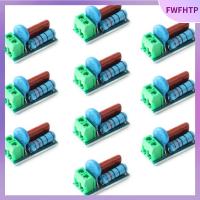 FWFHTP 10Pcs สีฟ้าสีฟ้า การดูดซึม RC โมดูลวงจร snubber วงจรป้องกันป้องกัน รีเลย์ติดต่อ โมดูล