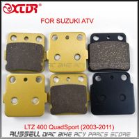 Motorcycle Brake Pads Set FRONT AND REAR For SUZUKI ATV LTZ 400 QuadSport (2003-2011) LTZ400 LT-Z LT-Z400