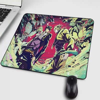 Small Jojo 39;s Bizarre Adventure Mouse Pad Pc Gamer Computer Keyboard Carpet Varmilo Laptop Desk Mat Rug Dywan Cute Anime Mousepad