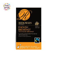 Ridgways English BreakFast Tea (6x20) 40g ริดจ์เวย์ ชาอิงลิชเบรคฟาสต์ (6x20) 40g