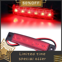 Excellent 1PC 12V 6LEDS Lorry Side Marker Indicator Low Led Trailer Light Rear Side Lamp