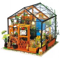 [พร้อมส่งจากไทย] โมเดลบ้าน DIY mini doll house รุ่น : Cathys Flower House บ้านตุ๊กตาประกอบเอง