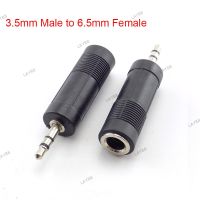 2pcs DC 3.5 mm Male to 6.5mm Female 3.5mm 6.5mm Adapter For Headphones Earphone jack Microphone Audio Converter Plug YB8TH