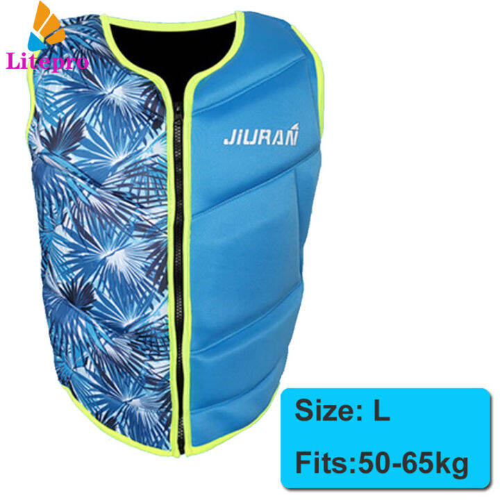 Neoprene Safety Life Vest Portable Lightweight Buoyancy Life Jacket
