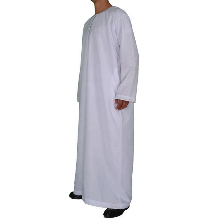 ชุดเดรสยาวสไตล์มุสลิมสำหรับผู้ชายชุดเดรสยาวแบบคาฟตันชุดเดรสยาวแบบดั้งเดิมของปากีสถานอาบายาอาหรับ