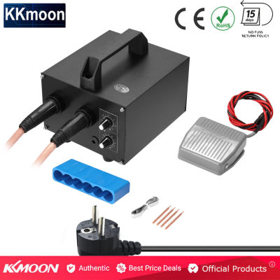 KKmoon CX4500ไมโครคอมพิวเตอร์เครื่องเชื่อมจุดชุด20Ms-1Sปรับ640-1600A Current Adjustmentสำหรับ0.25มม.นิกเกิล-Cladแผ่นโลหะ ตู้เชื่อมไฟฟ้า