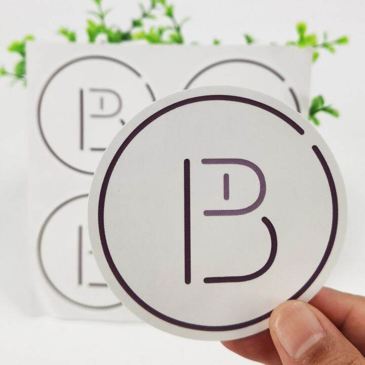 100pcs-35x35mm-custom-design-waterproof-glossy-finishing-seal-self-adhesive-white-vinyl-labels-tear-resistant-pp-round-stickers-stickers-labels