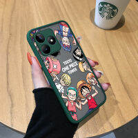 เคสสำหรับ Realme Narzo N53 Realme เคสรูปการ์ตูนน่ารัก C53มีน้ำค้างแข็งโปร่งใสแข็งเคสใส่โทรศัพท์เป็นพันธมิตรเคสป้องกันกล้องปกหลังแบบเต็มกันกระแทก