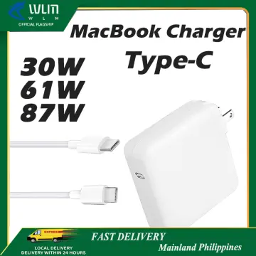 61W USB-C CHARGER + CABLE MacBook Pro 13 A1706,A1708 2016,2017,A1989  2018,2019