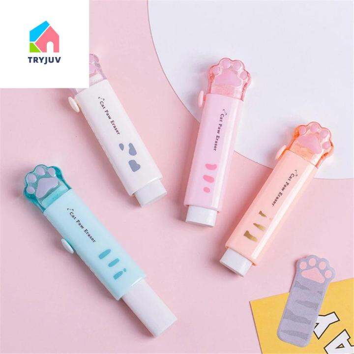 TRYJUV Portable Kids Toys Wipe Clean Erasers School Supplies Office