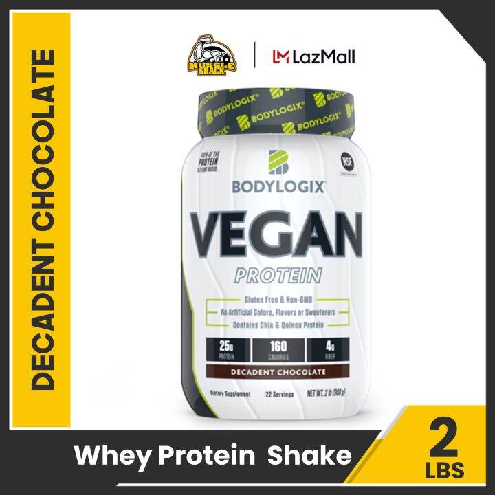 BodyLogix Vegan Protein Powder 2lbs Plant Based Protein Powder