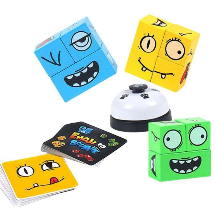 kids-face-change-cube-blocks-game-set-montessori-expression-puzzle-building-blocks-toys-early-learning-match-toy-for-children-accepted