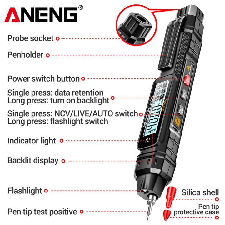 aneng-a3004-ปากกามัลติมิเตอร์แบบดิจิตอล-lcd-4000-นับเครื่องทดสอบช่วงอัตโนมัติ
