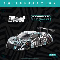 【Be worth】 Fashions King TW Tarmac ทำงาน R8 LMS รถโมเดล Diecast อย่างไม่ดี