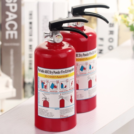 Hot simulation of fire extinguishers piggy bank plastic desktop decoration - ảnh sản phẩm 1
