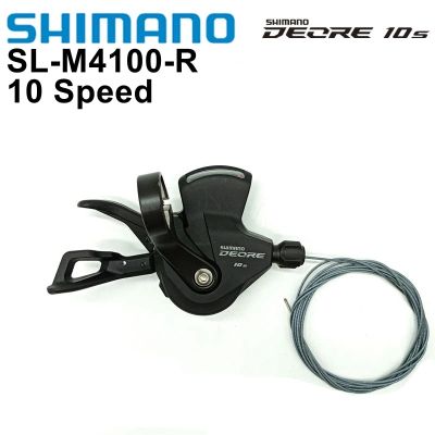Shimano Deore M4100จำแลงเปลี่ยนเกียร์10สปีดสวิตช์ SL-M4100จักรยาน M4100 10V SL คันเกียร์ M4100