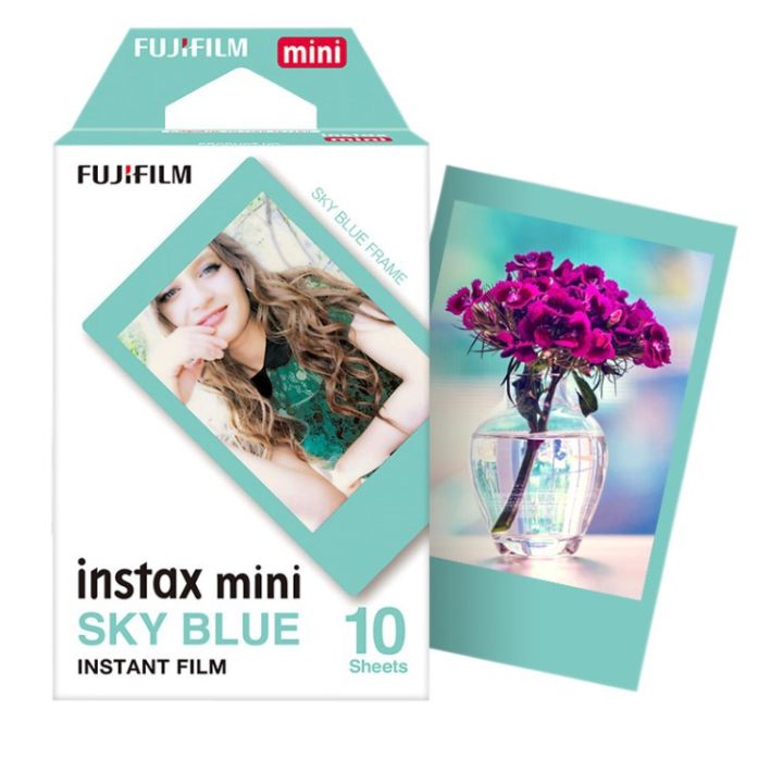 Fujifilm Instax mini-Blue Frame ฟิล์มกรอบสีฟ้า หมดอายุ 02/2024