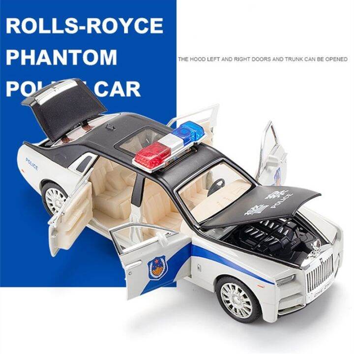 ใหม่1-32-rolls-royce-phantom-รถตำรวจของเล่นเด็กจำลองเสียงและแสง-diecasts-amp-ของเล่นยานพาหนะรุ่นเด็กของขวัญ