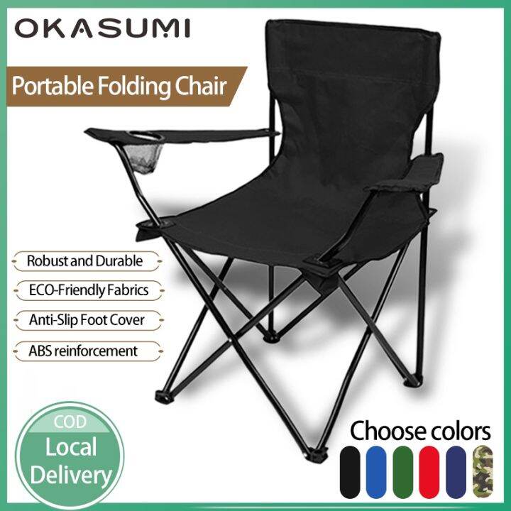 Okasumi Folding Chair Heavy Duty Camping Chair Foldable Outdoor Chair ...