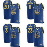 เสื้อผ้าบอลที่นิยมมากที่สุด เสื้อกีฬาแขนสั้น ลายทีม NBA Finals Jersey Curry Thompson Green Poole Fast Break Player Jersey Fanatics Edition 2022
