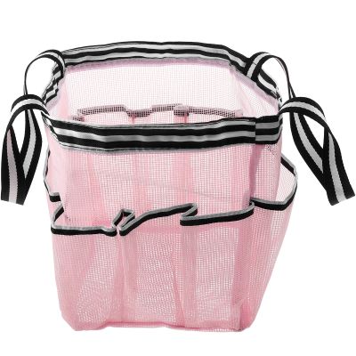 ❅┅♘ Large Makeup Organizer Bag Storage Travel Shower Caddy Toiletries Gym Grid Mesh Washbag Toiletry Bags Miss