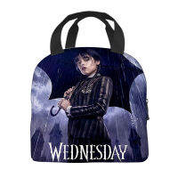 Manufacturers source: Wednesday Wednesday Addams Full Print Lunch Bag Childrens Printed Insulation Bag