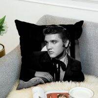 Elvis Presley ผ้าคลุมหมอนอิงปลอกหมอนตกแต่งโพลีเอสเตอร์ปลอกหมอนพิมพ์ลาย3มิติ-1