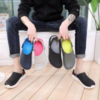 Men Women Hole Sandals New Summer Beach Holiday Holes Slippers EVA Non-slip DIY Garden Clogs Cushioned Light Weight Flip Flops House Slippers