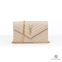 NEW YSL WOC 9_ BEIGE CHEVRON GHW