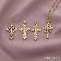 【hot】♙  CZ Necklace Men Chains Pendants Choker Jewelry Prayer