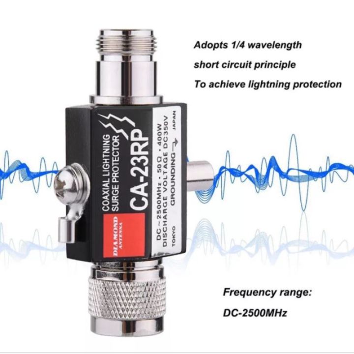 adapter-ป้องกันฟ้าผ่า-lightning-arrester-protector-n-male-to-n-female-coaxial-radio-repeater-anti-lightning-antenna