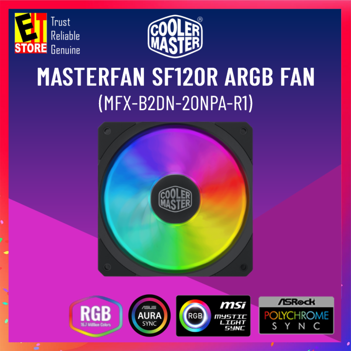 COOLERMASTER MASTERFAN SF120R ARGB CHASSIS FAN | Lazada