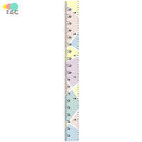 TAC Kids Growth Chart กรอบไม้ผ้าใบวัดความสูงไม้บรรทัดจากทารกถึงผู้ใหญ่สำหรับตกแต่งห้องเด็ก7.9 "X 79"