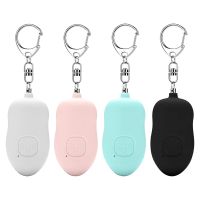 140dB Personal Alarm LED Flashlight Rechargeable Whistle Security Alarm Keychain for Night Running Traveling Elderly Travelling