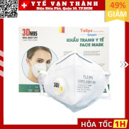 Khẩu Trang 3D N95 Tulips N95.9001VHLọc Bụi PM2.5 Siêu Mịn 95% -VT0682