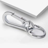 Areyourshop Chrome Metal Spring Steel Pull Chain keyring keychain key chain pendant Key